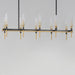 Flambeau LED Linear Chandelier-Linear/Island-Maxim-Lighting Design Store