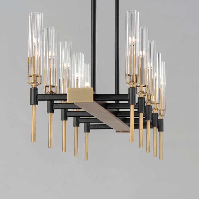 Flambeau LED Linear Chandelier-Linear/Island-Maxim-Lighting Design Store