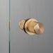 Buster + Punch - NDK-051073 - Fixed Door Knob - Brass