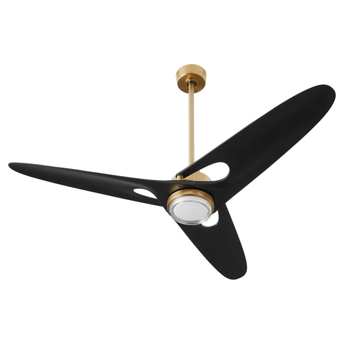 Oxygen - 3-132-40 - 60"Ceiling Fan - Apogee - Aged Brass