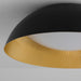 Quorum - 3-206-1550 - LED Ceiling Mount - Lucci - Black|Industrial Brass