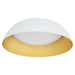 Quorum - 3-206-650 - LED Ceiling Mount - Lucci - White|Industrial Brass