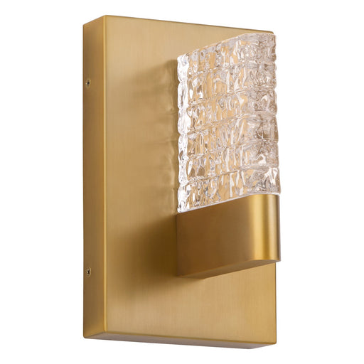 Gamma LED Wall Sconce Brushed Brass