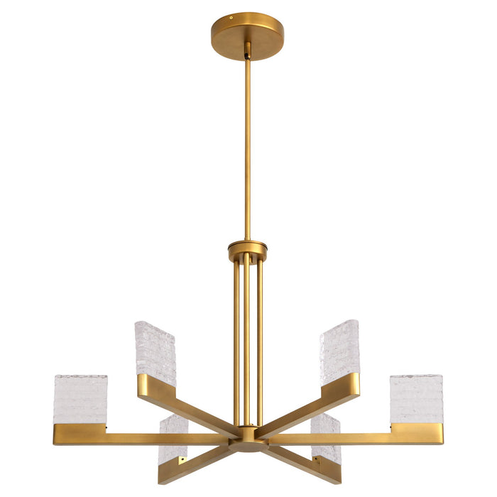 Quorum - 3-650-56 - LED Chandelier - Gamma - Brushed Brass