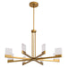 Quorum - 3-651-56 - LED Chandelier - Gamma - Brushed Brass