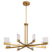 Oxygen - 3-651-56 - LED Chandelier - Gamma - Brushed Brass