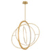 Oxygen - 3-658-40 - LED Pendant - Gallilei - Aged Brass