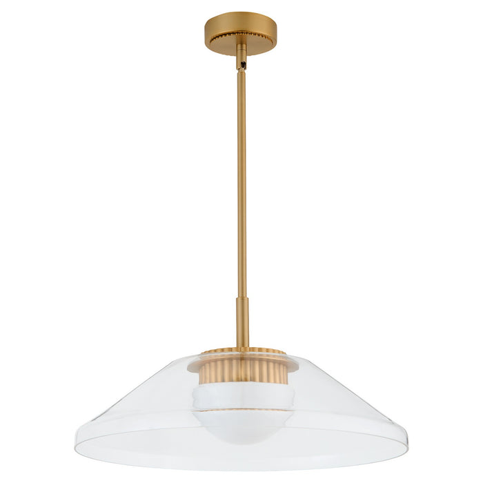 Oxygen - 3-659-56 - LED Pendant - Eros - Brushed Brass