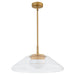 Oxygen - 3-659-56 - LED Pendant - Eros - Brushed Brass