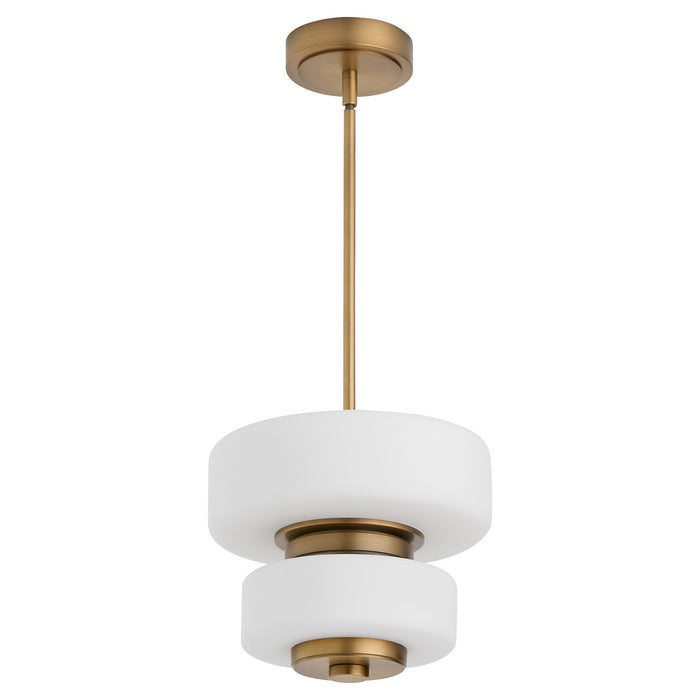 Oxygen - 3-80-56 - LED Pendant - Favo - Brushed Brass