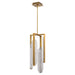 Oxygen - 3-8145-56 - LED Pendant - Avian - Brushed Brass