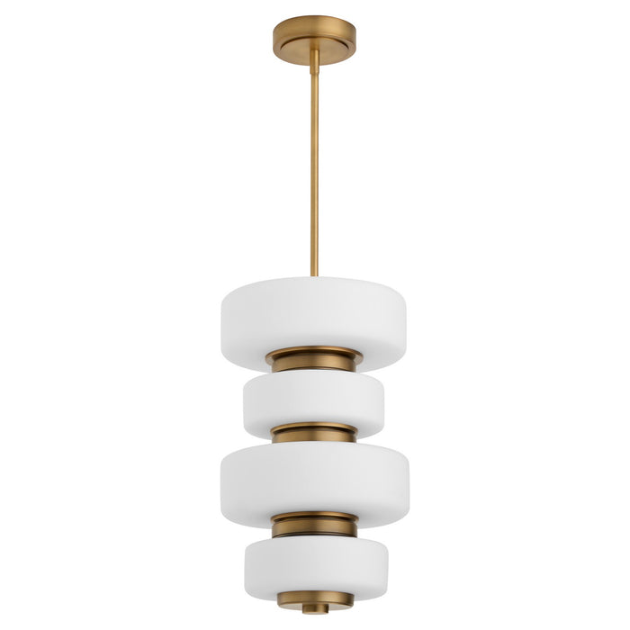 Oxygen - 3-81-56 - LED Pendant - Favo - Brushed Brass
