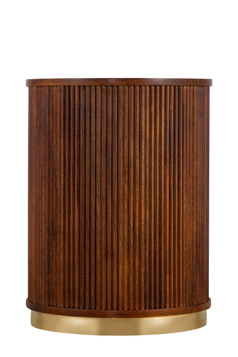 Canarm - AF060124-07 - Side Table - Delaney - Medium Brown