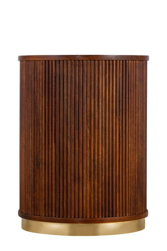 Delaney Side Table Medium Brown