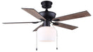 Canarm - CF42COL5BK - 42" Ceiling Fan - Colette - Matte Black