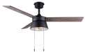 Canarm - CF48KAD3BK - 48" Ceiling Fan - Kade - Matte Black
