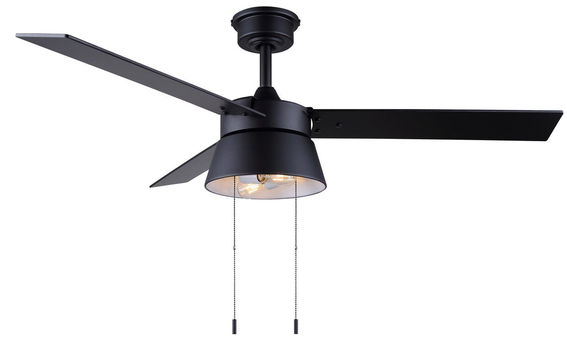 Canarm - CF48KAD3BK - 48"Ceiling Fan - Kade - Matte Black