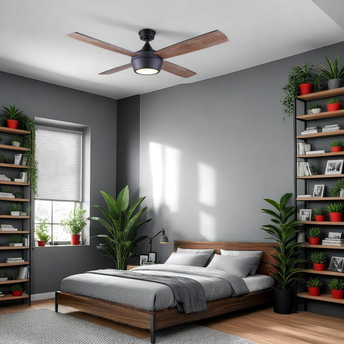 Canarm - CF52JUD4BK - 52" Ceiling Fan - Judson - Matte Black