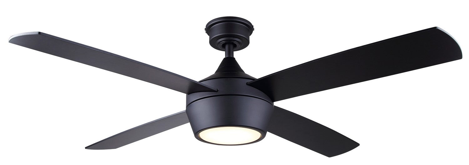 Canarm - CF52JUD4BK - 52"Ceiling Fan - Judson - Matte Black