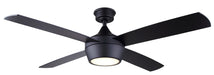 Canarm - CF52JUD4BK - 52"Ceiling Fan - Judson - Matte Black