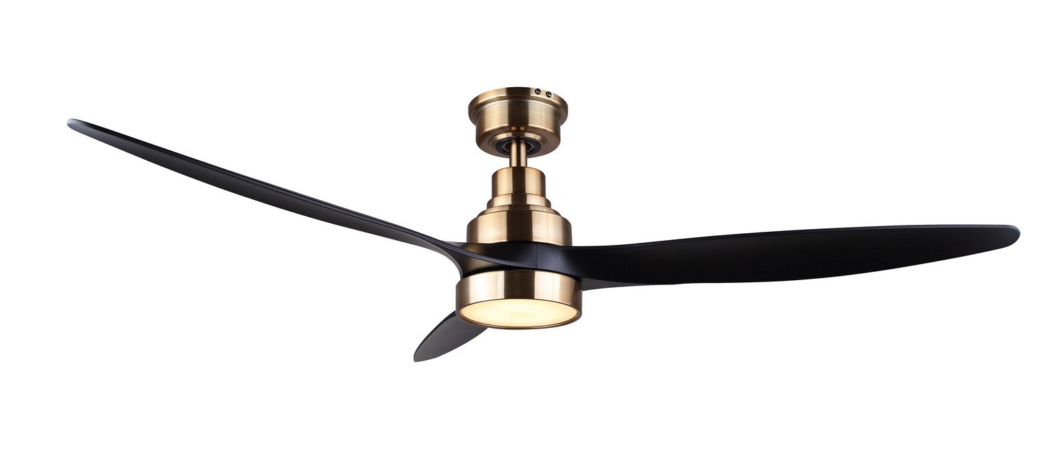 Canarm - CF52LUE3GD - 52"Ceiling Fan - Luell - Gold