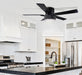 Canarm - CF52REX5BK - 52" Ceiling Fan - Rexton - Matte Black