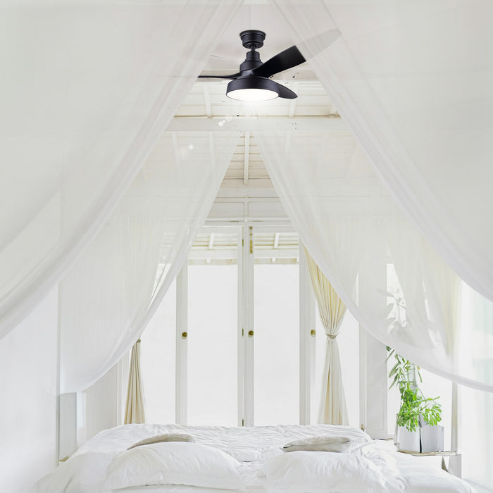Canarm - CF52ROM3BK - 52" Ceiling Fan - Roman - Matte Black