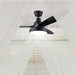 Canarm - CF52ROM3BK - 52" Ceiling Fan - Roman - Matte Black