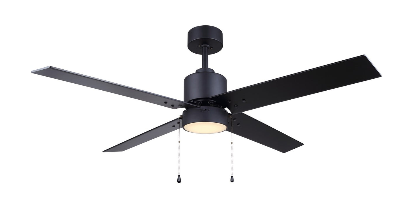 Canarm - CF52TAT4BK-ES - 52"Ceiling Fan - Tate - Matte Black