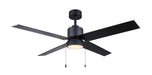 Canarm - CF52TAT4BK-ES - 52"Ceiling Fan - Tate - Matte Black