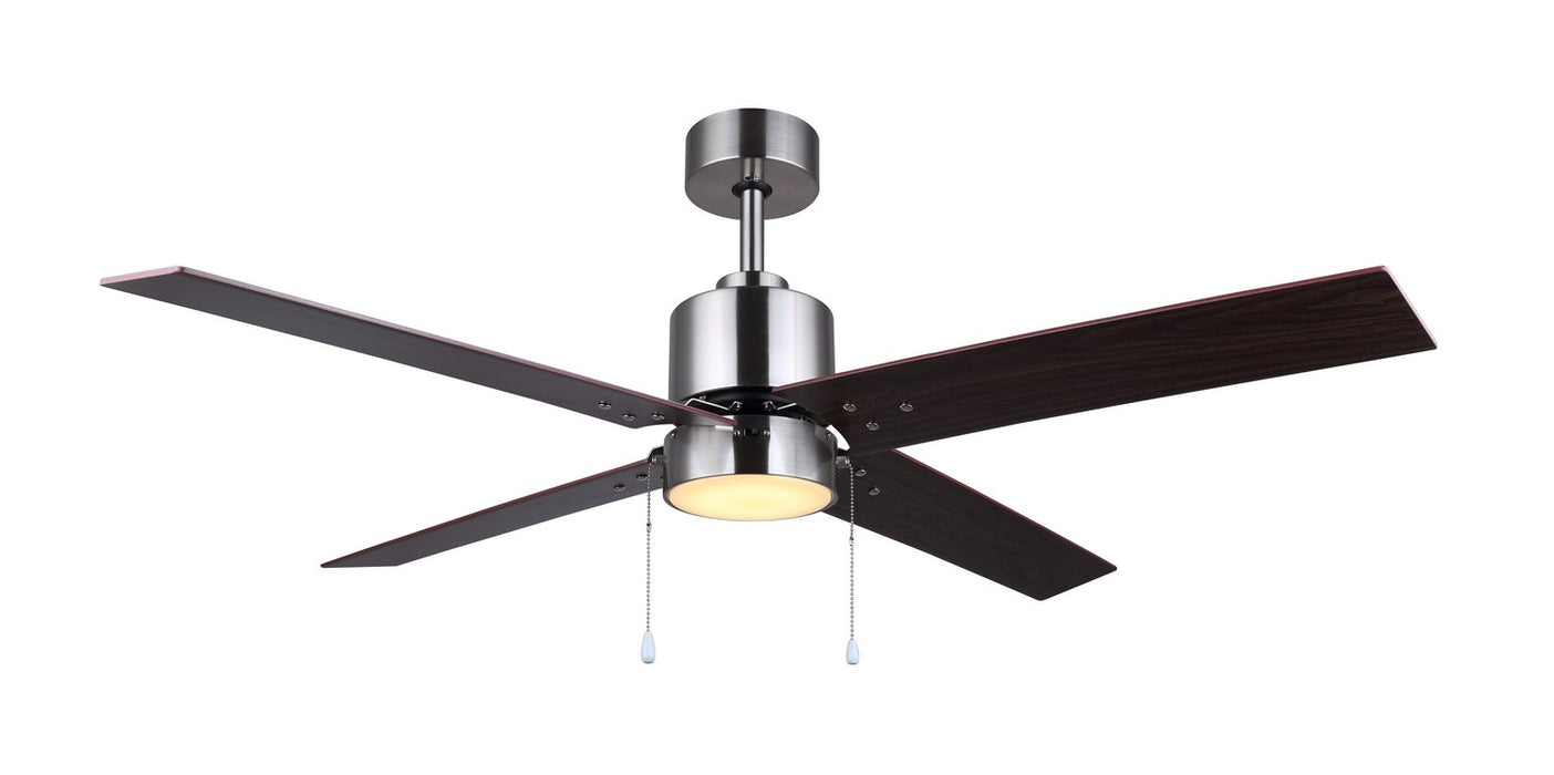 Canarm - CF52TAT4BN-ES - 52"Ceiling Fan - Tate - Brushed Nickel