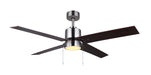 Canarm - CF52TAT4BN-ES - 52"Ceiling Fan - Tate - Brushed Nickel