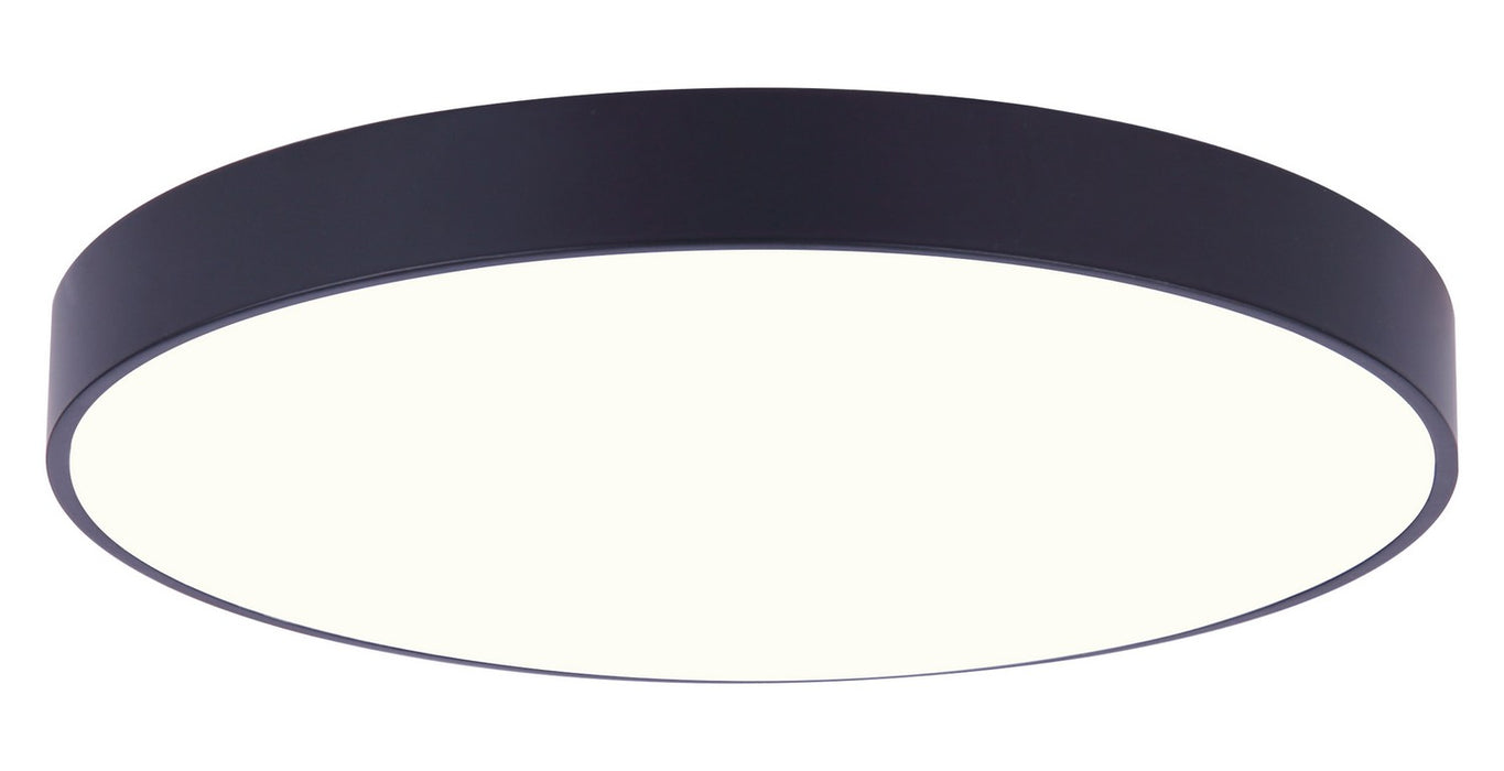 Canarm - DL-10F-20WS-BK-C - LED Flush Mount - Black With Pvc Lens