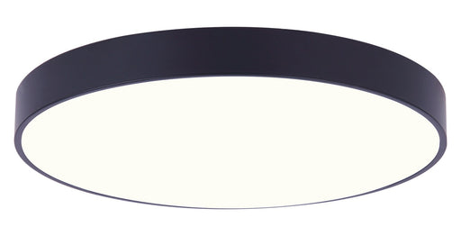 Flush Mount Black With Pvc Lens