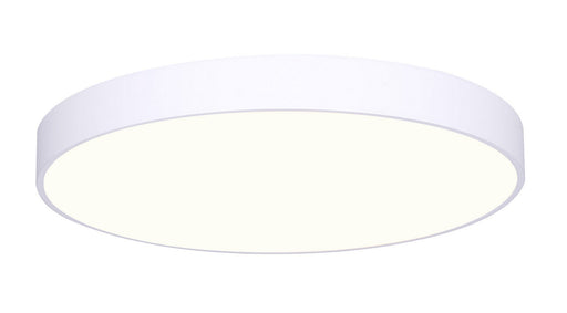 Flush Mount White With Pvc Lens