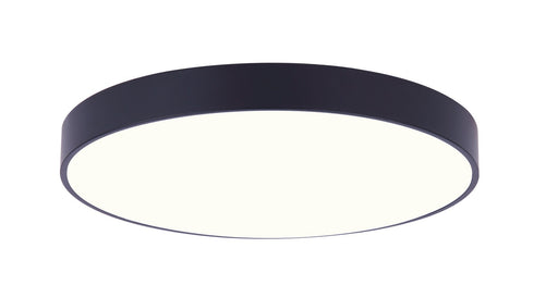 LED Flush Mount Black With Pvc Lens