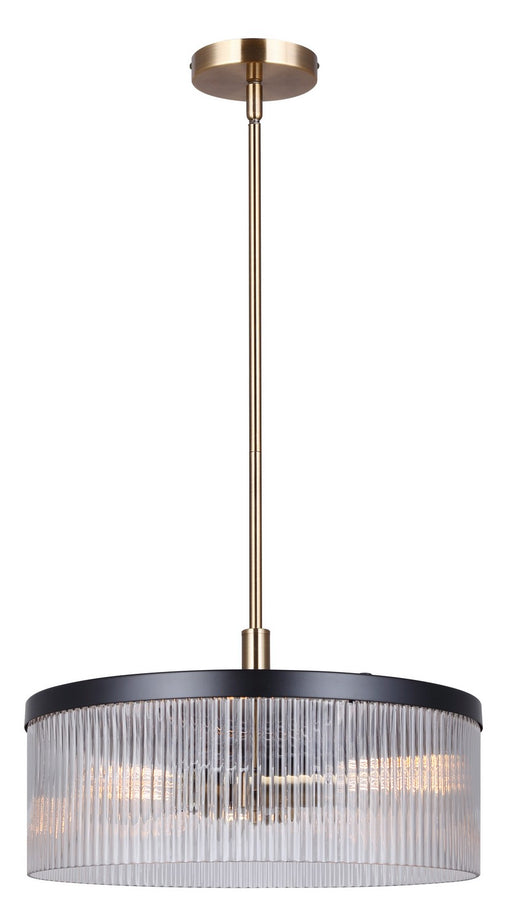 Canarm - ICH1143A03BKG15 - Three Light Chandelier - Jenner - Matte Black And Gold