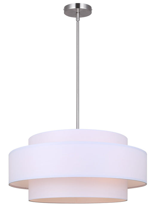 Canarm - ICH1148A03BN22 - Three Light Chandelier - Landra - Brushed Nickel