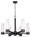 Canarm - ICH1153A06BK - Six Light Chandelier - Kristella - Matte Black