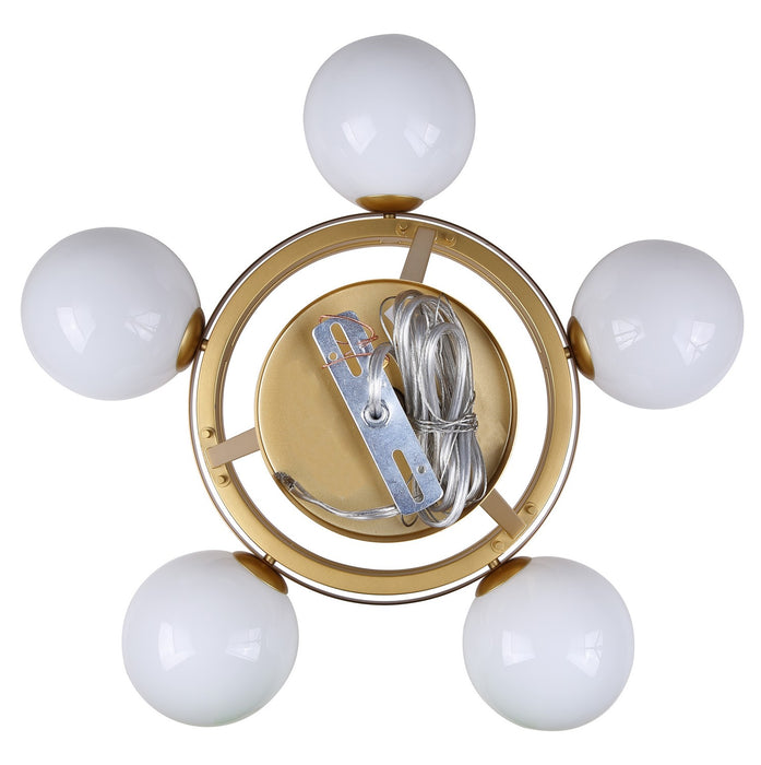 Canarm - ICH1169A05GDP9 - Five Light Chandelier - Monroe - Gold