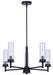 Canarm - ICH1205A05BK - Five Light Chandelier - Benson - Black