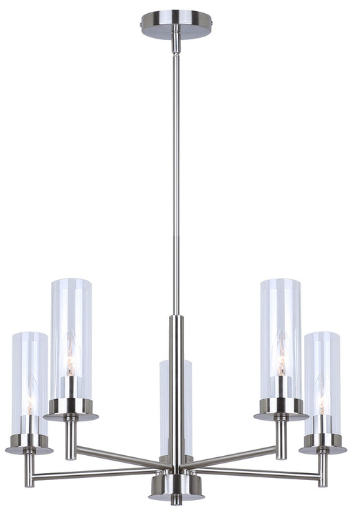 Canarm - ICH1205A05BN - Five Light Pendant - Benson - Brushed Nickel