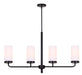 Canarm - ICH2029B04BK - Four Light Chandelier - Malloy - Matte Black