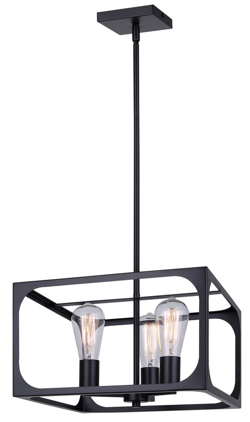 Canarm - ICH2180B03BK14 - Three Light Chandelier - Zelie - Black