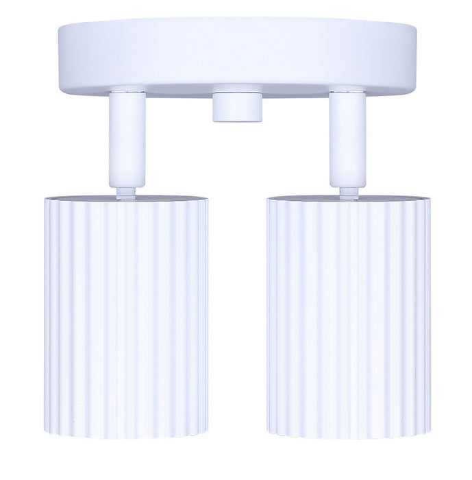 Canarm - ICW1119A02WH10 - Two Light Track Lighting - Rexton - White