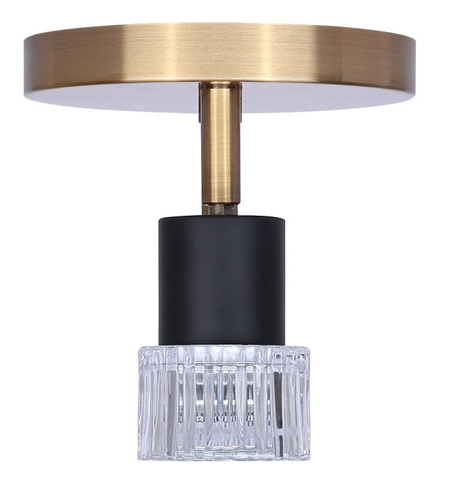 Canarm - ICW1161A02BKG10 - Two Light Track Lighting - Elsee - Black/Gold