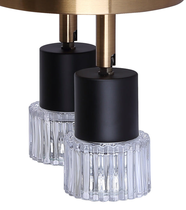 Canarm - ICW1161A02BKG10 - Two Light Track Lighting - Elsee - Black/Gold