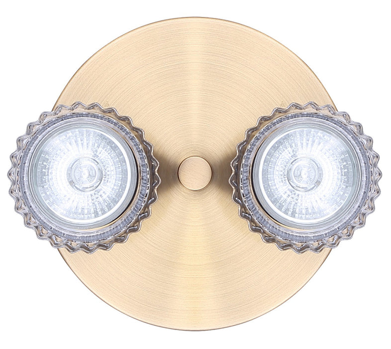 Canarm - ICW1161A02BKG10 - Two Light Track Lighting - Elsee - Black/Gold
