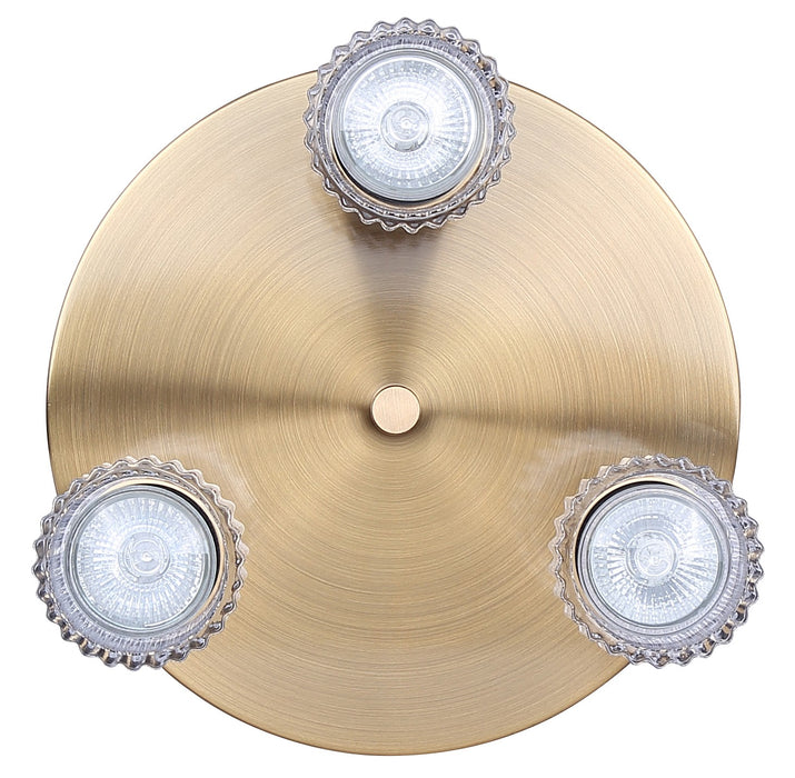 Canarm - ICW1161A03BKG10 - Three Light Track Lighting - Elsee - Black/Gold