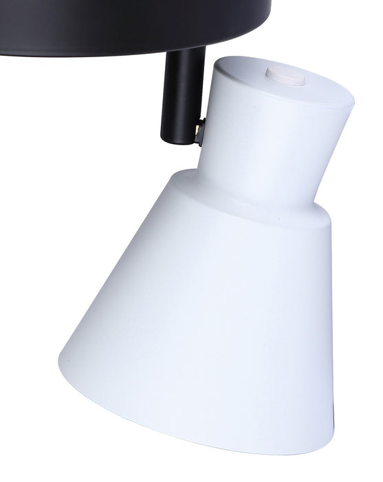 Canarm - ICW1163A02BW10 - Two Light Track Lighting - Radley - Black/White
